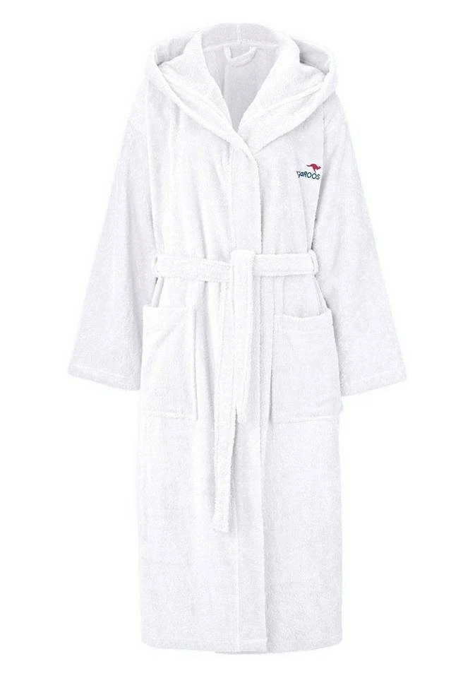 Unisex-Bademantel »Cassidy«, KangaROOS, mit Logostickerei Türkis, Blau, Schwarz, Weiß 15 Unisex-Bademantel »Cassidy«, KangaROOS, mit Logostickerei Türkis, Blau, Schwarz, Weiß – Bild 15