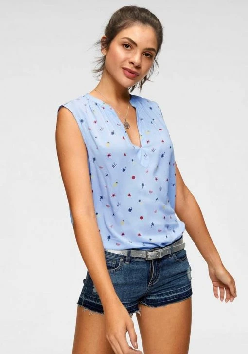 KangaROOS Druckbluse mit sommerlichem Muster -KANGAROOS Verkäufe 30739877