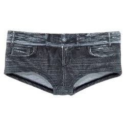KangaROOS Bikini-Hotpants, in Jeans-Optik Pink, Jeansblau, Schwarz