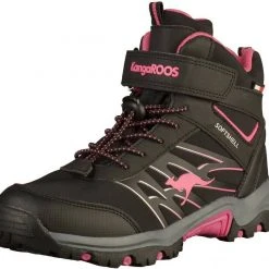 KangaROOS »Lederimitat/Textil« Schnürstiefelette