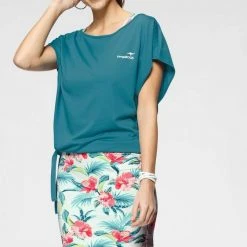 KangaROOS 2-in-1-Kleid Set Kleid und Shirt mit Tropical Hibiskus Print