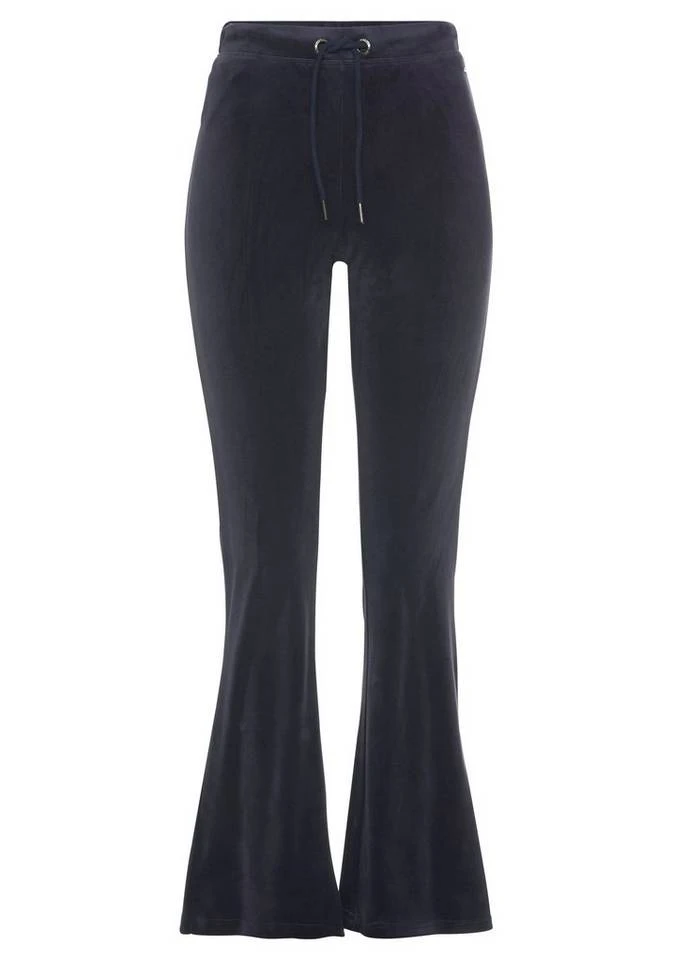 KangaROOS Jazzpants aus weichem Nicky-Samt mit collem Nieten-Logo - NEUE KOLLEKTION Schwarz, Marine 4 KangaROOS Jazzpants aus weichem Nicky-Samt mit collem Nieten-Logo - NEUE KOLLEKTION Schwarz, Marine – Bild 4