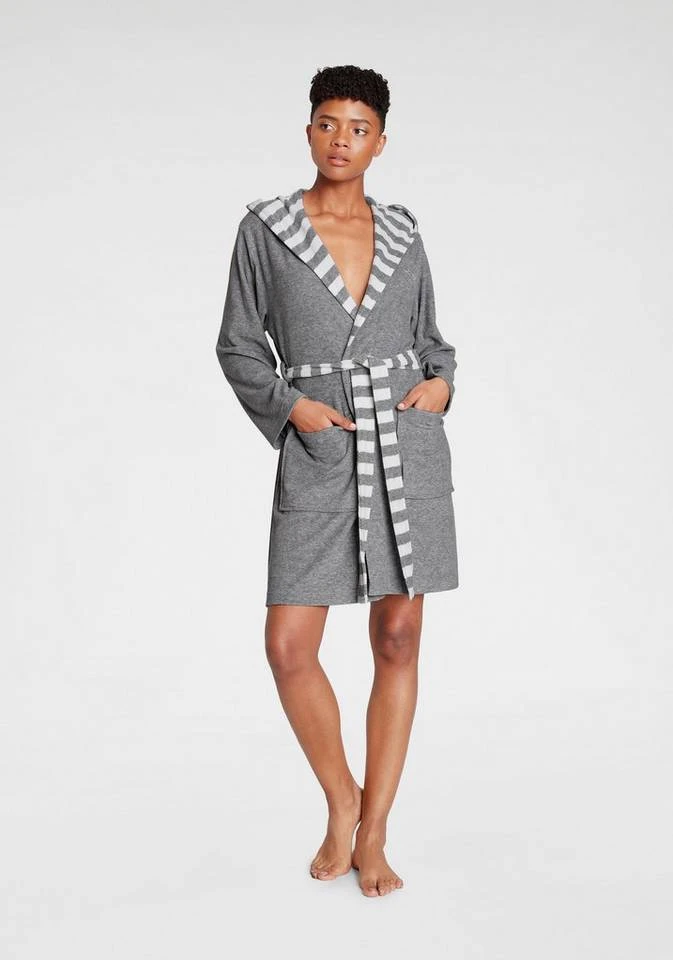 Damenbademantel »Celia«, KangaROOS, mit gestreiftem Gürtel Marine, Rot, Grau 7 Damenbademantel »Celia«, KangaROOS, mit gestreiftem Gürtel Marine, Rot, Grau – Bild 7