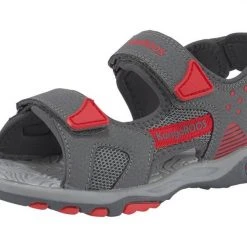 KangaROOS »K-Celtic« Sandale Grau-rot, Dunkelblau-lime