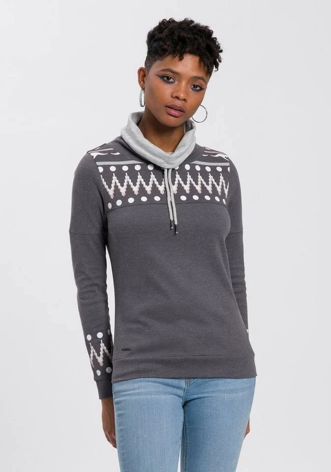 KangaROOS Sweatshirt mit trendigem Druck vorn und an den Ärmeln Rosa-blau-bedruckt, Offwhite-rosa-bedruckt, Blau-mint-bedruckt, Anthrazit-hellgrau-bedruckt 6 KangaROOS Sweatshirt mit trendigem Druck vorn und an den Ärmeln Rosa-blau-bedruckt, Offwhite-rosa-bedruckt, Blau-mint-bedruckt, Anthrazit-hellgrau-bedruckt – Bild 6