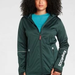 KangaROOS Softshelljacke Große Größen Petrol, Schwarz