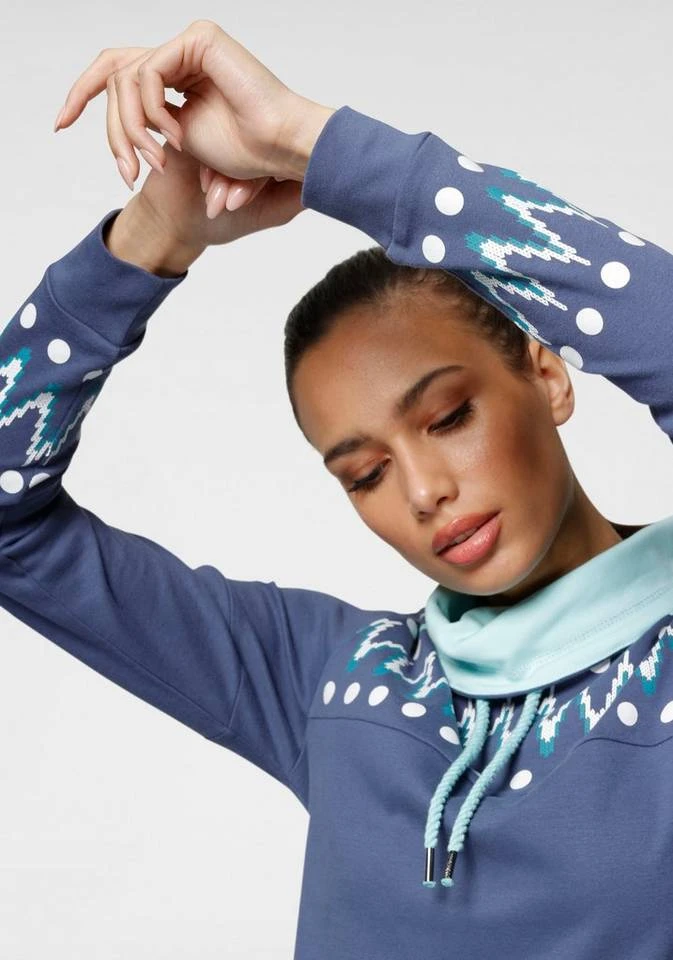 KangaROOS Sweatshirt mit trendigem Druck vorn und an den Ärmeln Rosa-blau-bedruckt, Offwhite-rosa-bedruckt, Blau-mint-bedruckt, Anthrazit-hellgrau-bedruckt 3 KangaROOS Sweatshirt mit trendigem Druck vorn und an den Ärmeln Rosa-blau-bedruckt, Offwhite-rosa-bedruckt, Blau-mint-bedruckt, Anthrazit-hellgrau-bedruckt – Bild 3