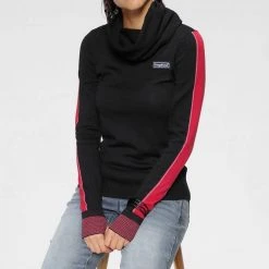 KangaROOS Strickpullover mit modischem Kragen in Schlauchschal-Form