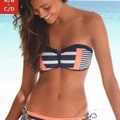 KangaROOS Bandeau-Bikini-Top »Anita«, mit Reißverschluss zwischen den Cups Marine-weiß, Schwarz-weiß 11 KangaROOS Bandeau-Bikini-Top »Anita«, mit Reißverschluss zwischen den Cups Marine-weiß, Schwarz-weiß -KANGAROOS Verkäufe b34b6a30 7596 5794 9fdc f745c9144223