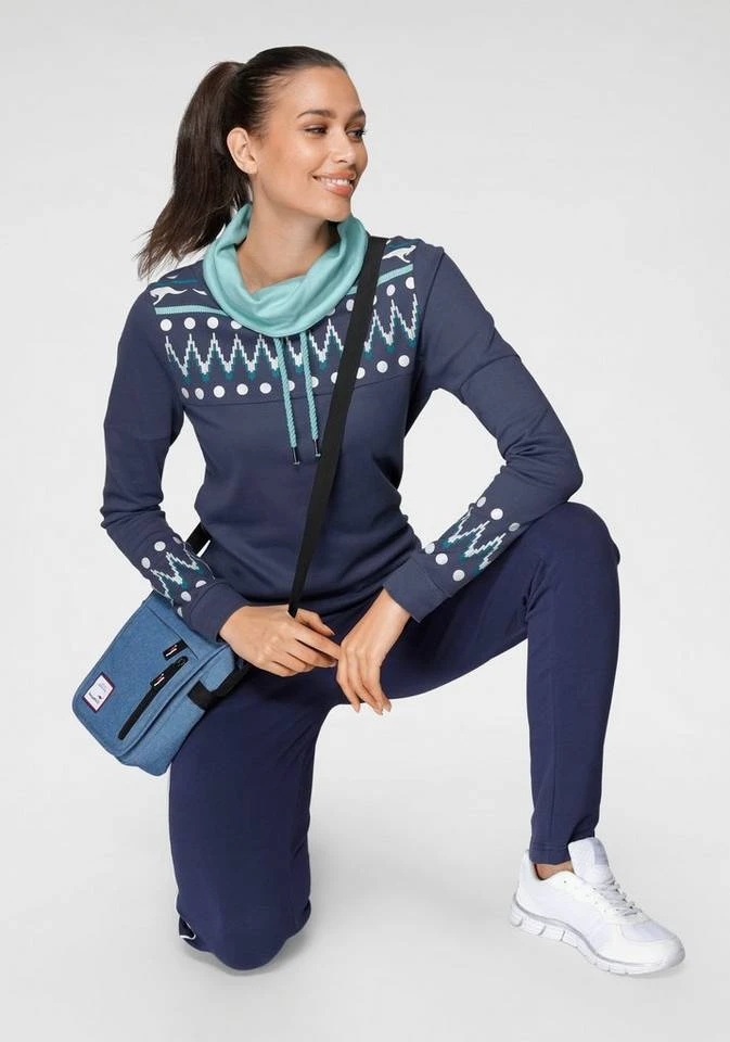 KangaROOS Sweatshirt mit trendigem Druck vorn und an den Ärmeln Rosa-blau-bedruckt, Offwhite-rosa-bedruckt, Blau-mint-bedruckt, Anthrazit-hellgrau-bedruckt 4 KangaROOS Sweatshirt mit trendigem Druck vorn und an den Ärmeln Rosa-blau-bedruckt, Offwhite-rosa-bedruckt, Blau-mint-bedruckt, Anthrazit-hellgrau-bedruckt – Bild 4